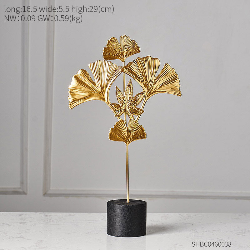 Modern Light Luxury Creative Iron Art Small Decorations Living Room Home Wine Cabinet Decorations